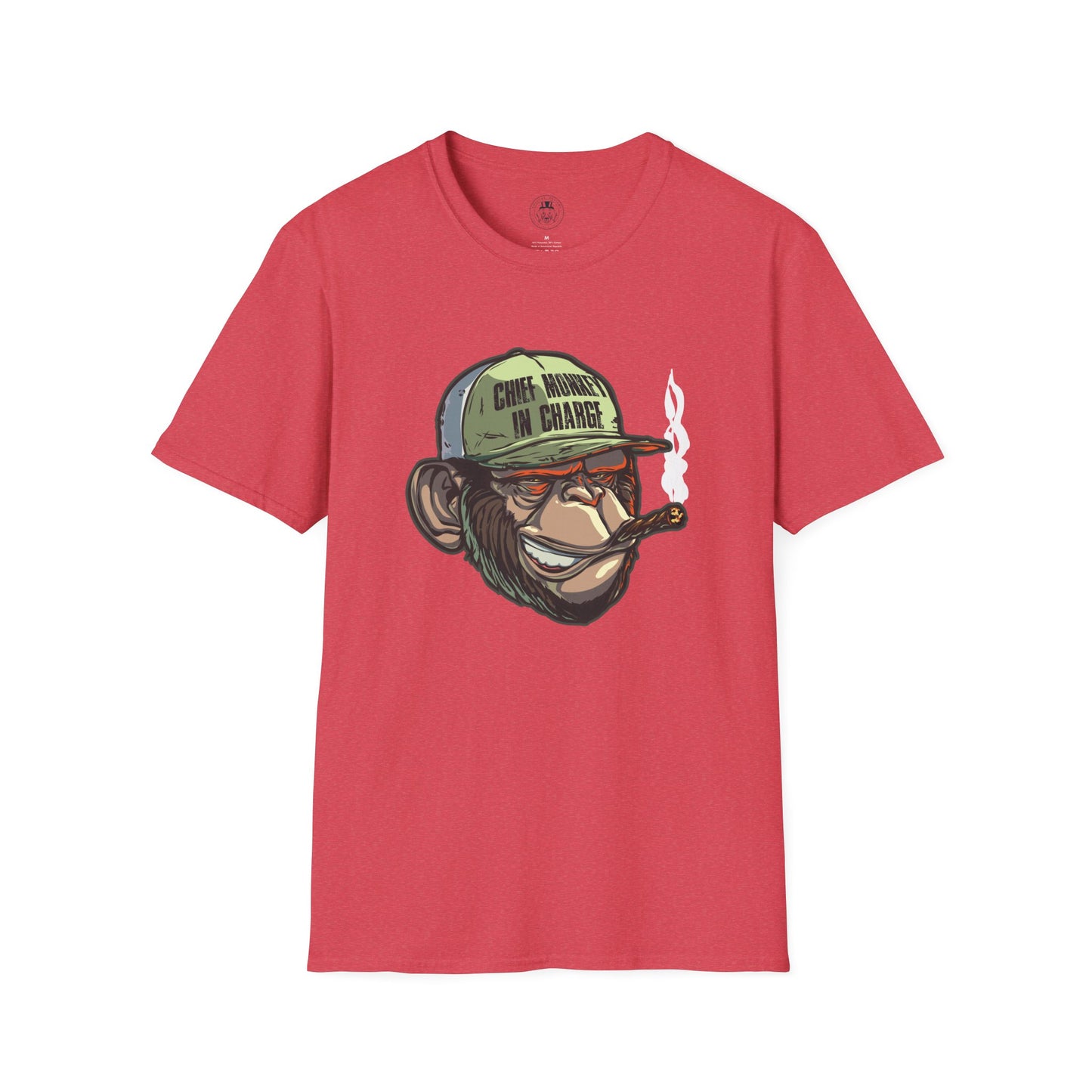 Chief Monkey in Charge Soft T-Shirt by ShuLuxe Designs