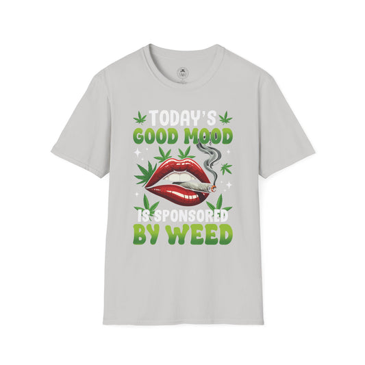 Good Mood By Weed Soft T-Shirt by ShuLuxe Designs