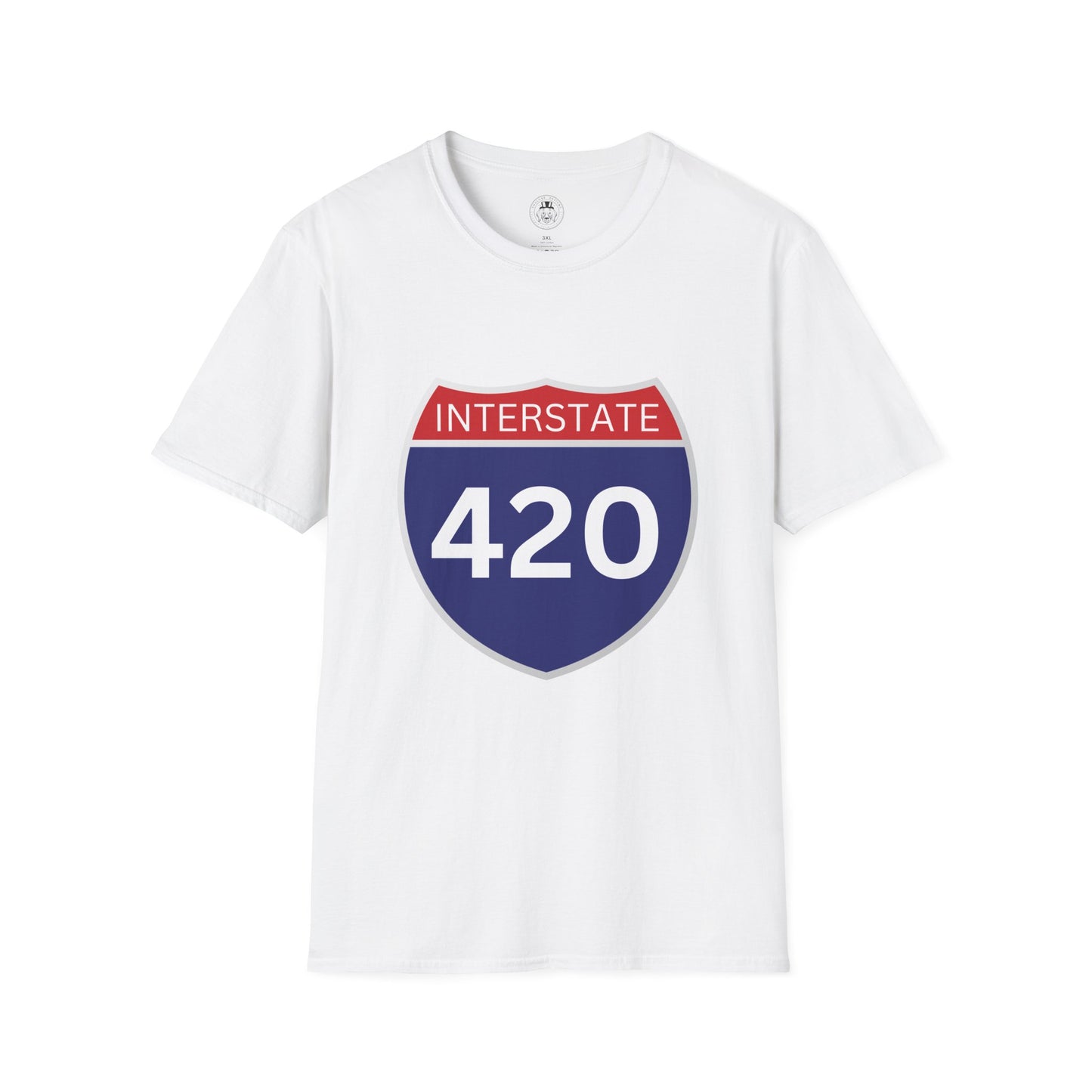 Interstate 420  Soft T-Shirt by ShuLuxe Designs